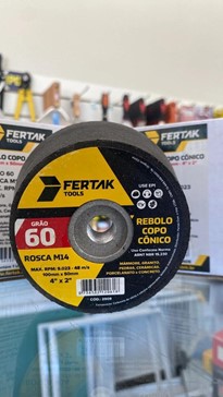 Rebolo copo cônico